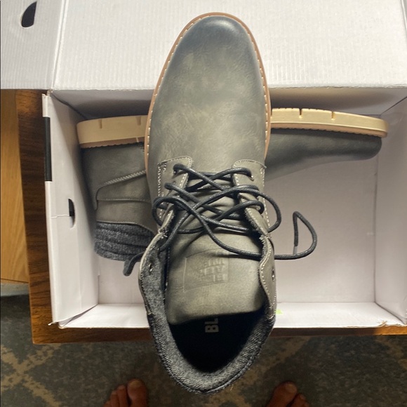 Men's Gray Casual Boots - Picture 3 of 7